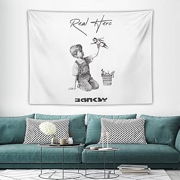 Amazon.co.jp: タペストリー Banksy バンクシー Game Changer